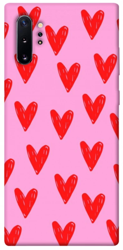 Чохол на Samsung Galaxy Note 10 Plus Red hearts 2 фото 1 з 1