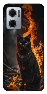 Чехол на Xiaomi Redmi Note 11E Огненный кот фото 1 из 1