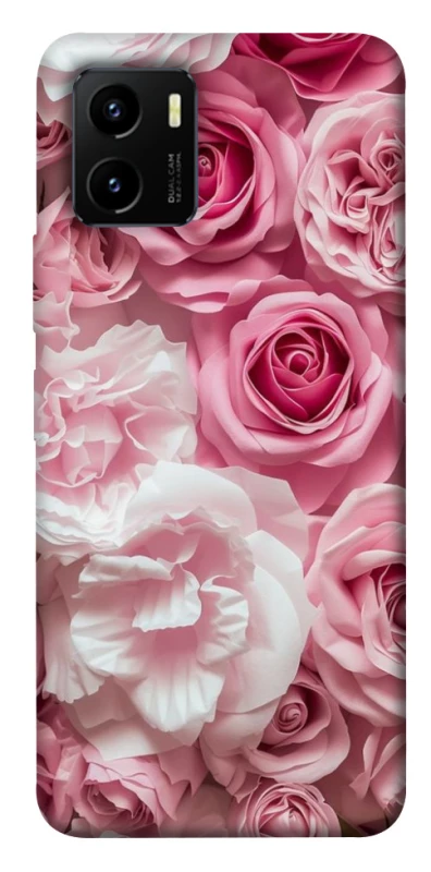 Чехол на Vivo Y15s Розовые цветы фото 1 из 1