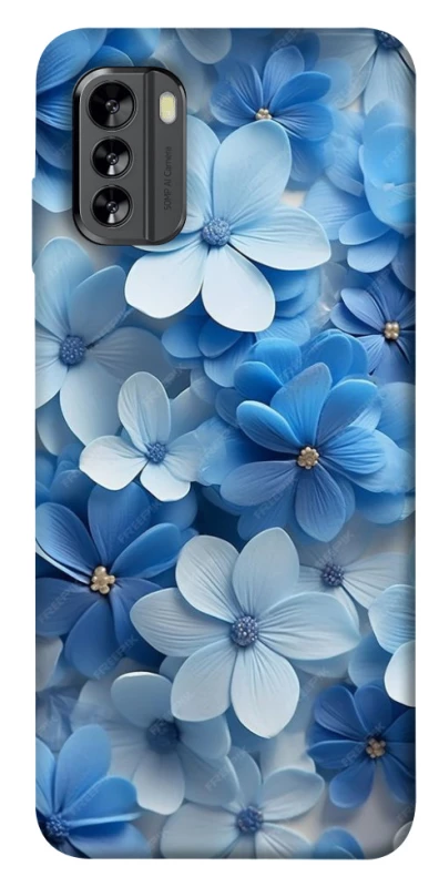 Чохол на Nokia G60 Сині квіти фото 1 з 1