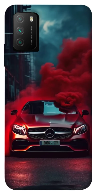 Чохол на Xiaomi Poco M3 Mercedes in smoke фото 1 з 1