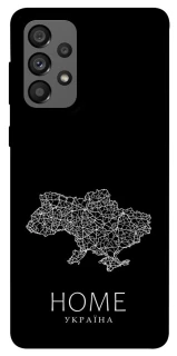 Чохол на Samsung Galaxy A73 5G Ukraine black map фото 1 з 1