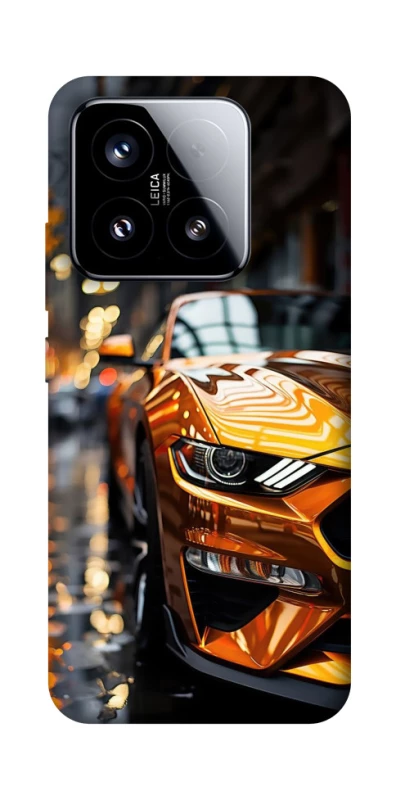 Чохол на Xiaomi 15 Golden sports car фото 1 з 1