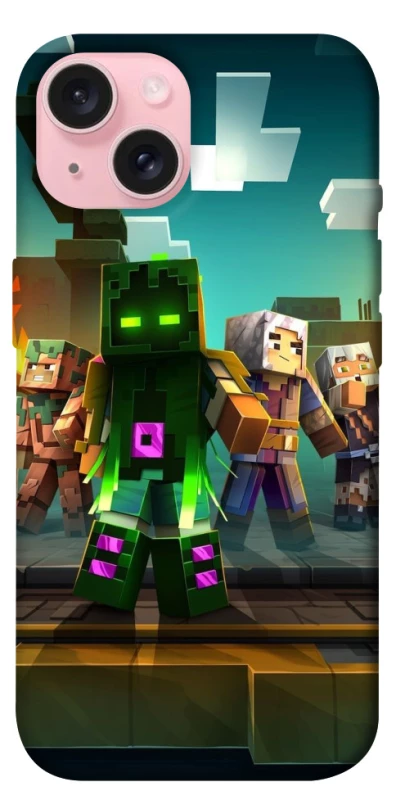 Чехол на Apple iPhone 15 (6.1") Minecraft dungeon фото 1 из 1