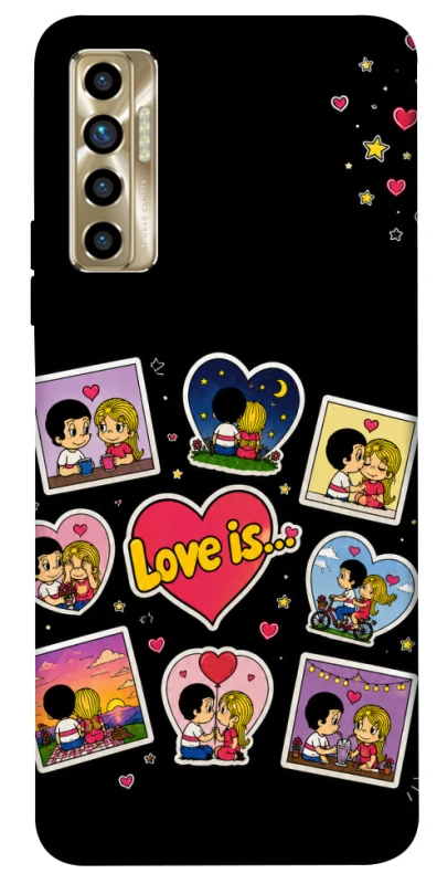 Чехол на TECNO Camon 17P Love is ver.2 фото 1 из 1