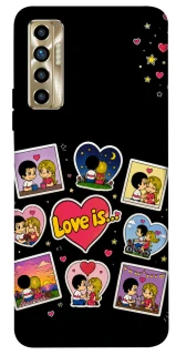 Чохол на TECNO Camon 17P Love is ver.2 фото 1 з 1