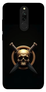 Чохол на Xiaomi Redmi 8 Golden Skull фото 1 з 1