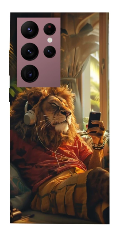 Чохол на Samsung Galaxy S22 Ultra Лев v2 фото 1 з 1
