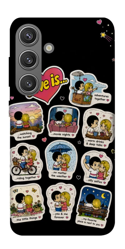 Чехол на Samsung Galaxy S24 Love is ver.4 фото 1 из 1