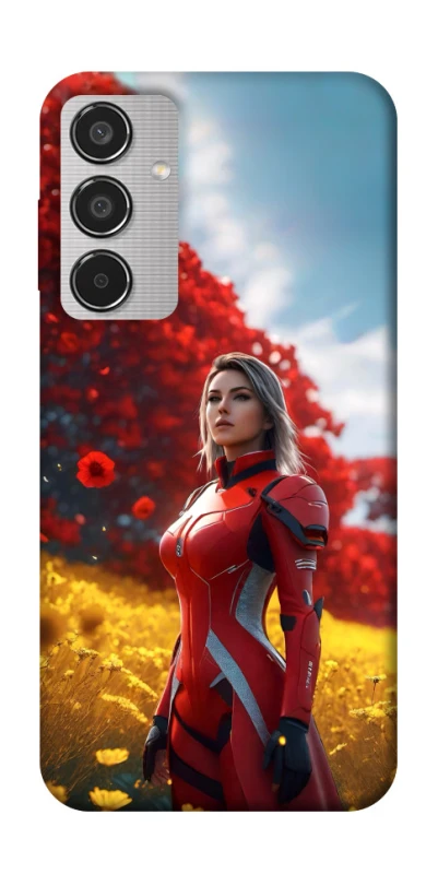 Чохол на Samsung Galaxy M35 Cyber space girl ver.5 фото 1 з 1
