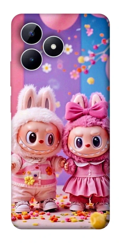 Чохол на Realme Note 50 5G Labubu twins ver.2 фото 1 з 1