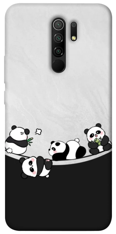Чохол на Xiaomi Redmi 9 Four pandas фото 1 з 1