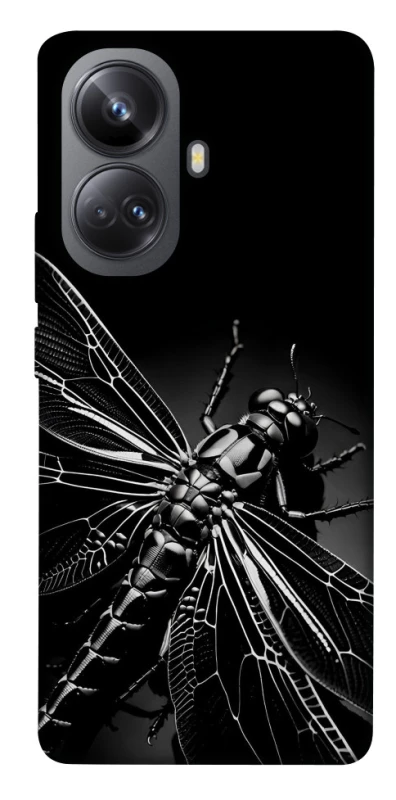 Чехол на Realme 10 Pro+ Black dragonfly фото 1 из 1