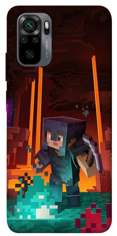 Чехол на Xiaomi Redmi Note 10 / Note 10s Minecraft game adventure фото 1 из 1