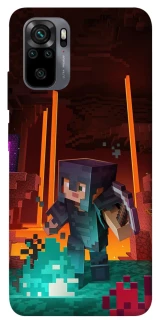 Чехол на Xiaomi Redmi Note 10 / Note 10s Minecraft game adventure фото 1 из 1