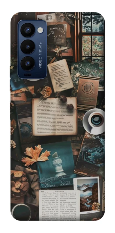 Чехол на TECNO Camon 18 Pro Autumn collage фото 1 из 1