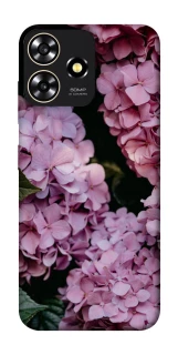 Чехол на ZTE Blade A73 4G Розовые гартензии фото 1 из 1