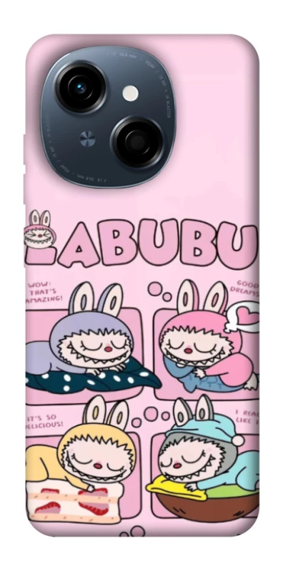 Чохол на TECNO Spark Go 1 Labubu Dreams Collage фото 1 з 1