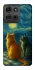 Чехол на Motorola Moto G75 Cats under the stars фото 1 из 1