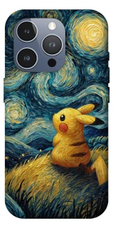 Чохол на Apple iPhone 16 Pro Max Pikachu and Van Gogh фото 1 з 1