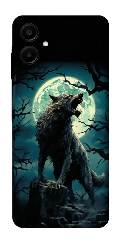Чохол на Samsung Galaxy A07 Вовк під місяцем фото 1 з 1