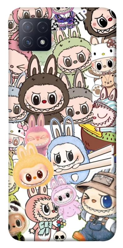 Чохол на Oppo A72 5G / A73 5G All Labubus фото 1 з 1