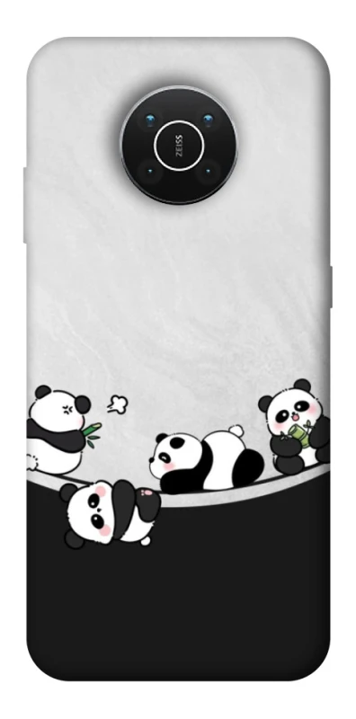 Чохол на Nokia X10 / X20 Four pandas фото 1 з 1