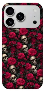 Чехол на Apple iPhone 18 Pro Max Черепа и розы фото 1 из 1