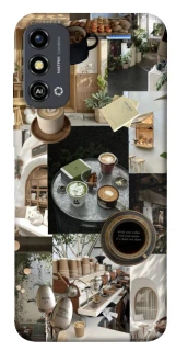 Чехол на ZTE Blade A53 Coffee collage ver.4 фото 1 из 1