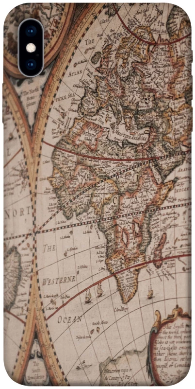 Чехол на Apple iPhone X (5.8") Карта путешествий фото 1 из 1