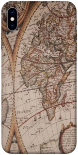 Чехол на Apple iPhone X (5.8") Карта путешествий фото 1 из 1