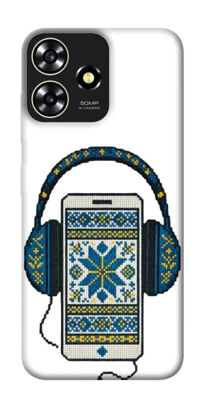 Чехол на ZTE Blade A73 4G Современная вышиванка фото 1 из 1