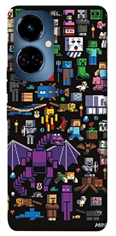 Чохол на TECNO Camon 19 Pro Minecraft v5 фото 1 з 1