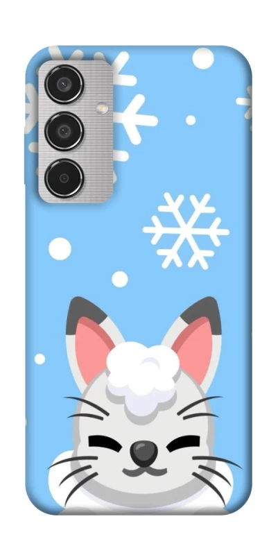 Чохол на Samsung Galaxy M35 Adopt Me Snow Kitty Smile фото 1 з 1