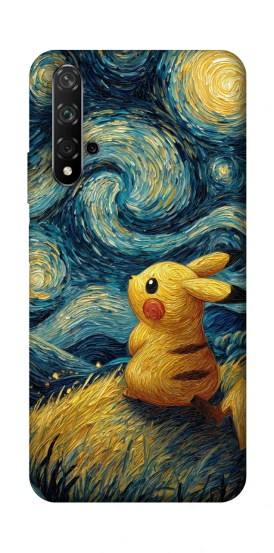 Чохол на Huawei Honor 20 / Nova 5T Pikachu and Van Gogh фото 1 з 1