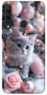 Чохол на Huawei Y6p Christmas Kitty фото 1 з 1