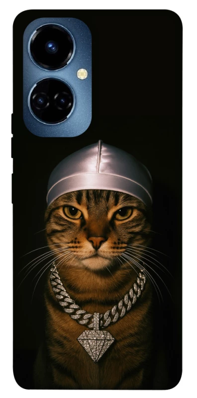 Чехол на TECNO Camon 19 Cat in Bling фото 1 из 1