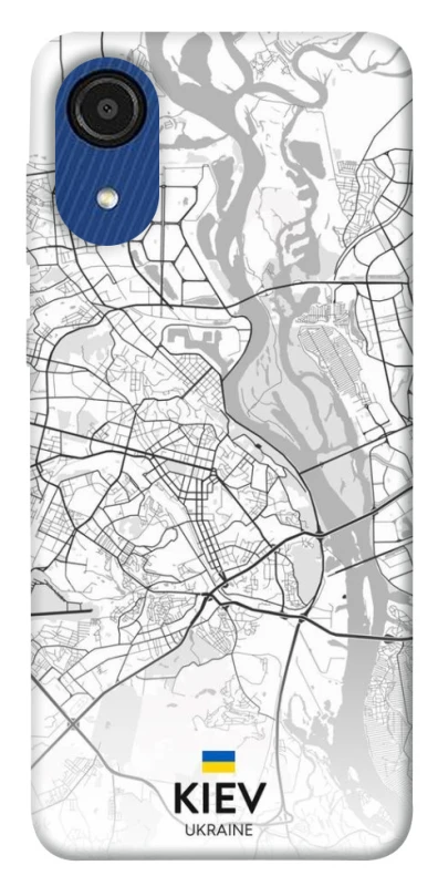 Чохол на Samsung Galaxy A03 Core Kiev white map фото 1 з 1