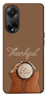 Чохол на Oppo A58 4G Thankful coffee фото 1 з 1