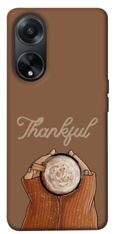 Чехол на Oppo A98 Thankful coffee фото 1 из 1