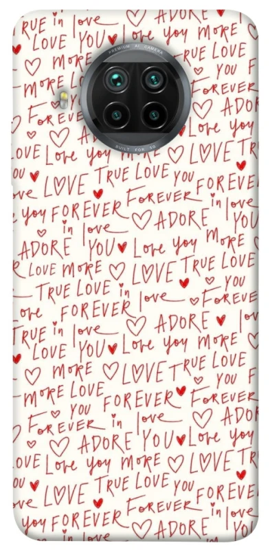 Чехол на Xiaomi Mi 10T Lite / Redmi Note 9 Pro 5G Love aesthetic ver.4 фото 1 из 1