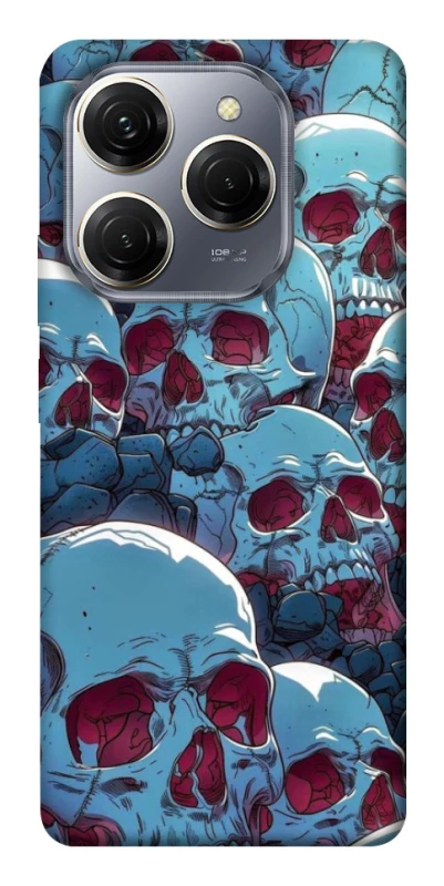 Чохол на TECNO Spark 20 Pro Skulls v2 фото 1 з 1