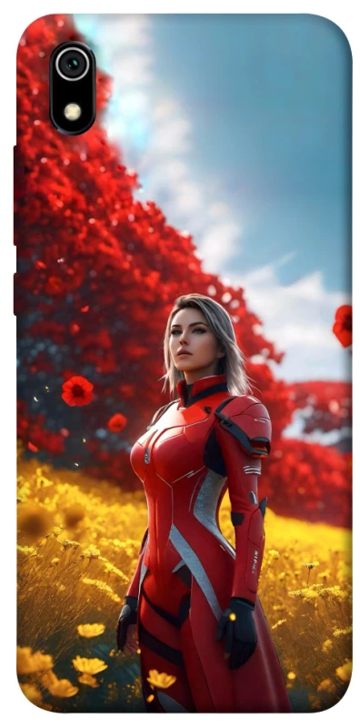 Чохол на Xiaomi Redmi 7A Cyber space girl ver.5 фото 1 з 1