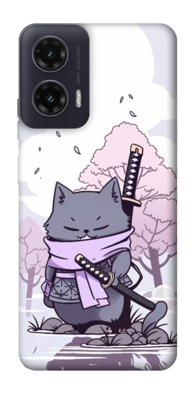 Чехол на Motorola Moto G35 Samurai cat фото 1 из 1