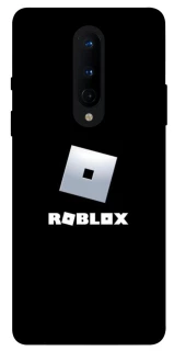 Чехол на OnePlus 8 Roblox logo black фото 1 из 1
