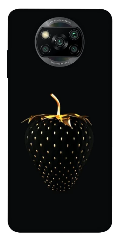 Чохол на Xiaomi Poco X3 NFC / Poco X3 Pro Чорна полуниця фото 1 з 1