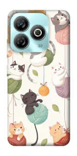 Чехол на ZTE Blade A75 4G Funny Kittens фото 1 из 1