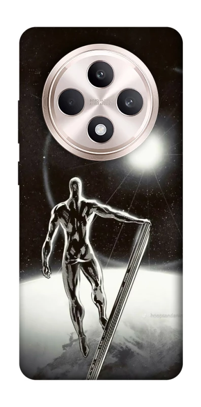 Чохол на Oppo Reno 12 F 4G/5G Срібний серфер фото 1 з 1