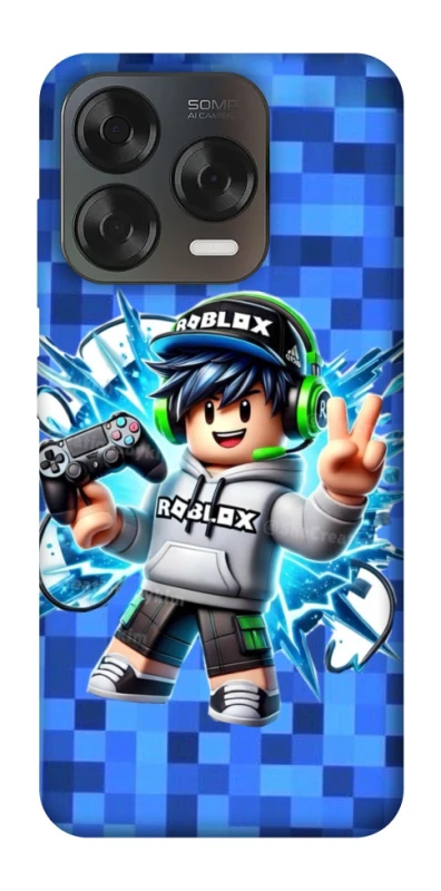 Чохол на ZTE Blade V70 Design Roblox collage ver.6 фото 1 з 2