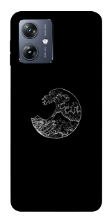Чохол на Motorola Moto G54 Black tsunami фото 1 Чохол на Motorola Moto G54 Black tsunami фото 1 з 1
